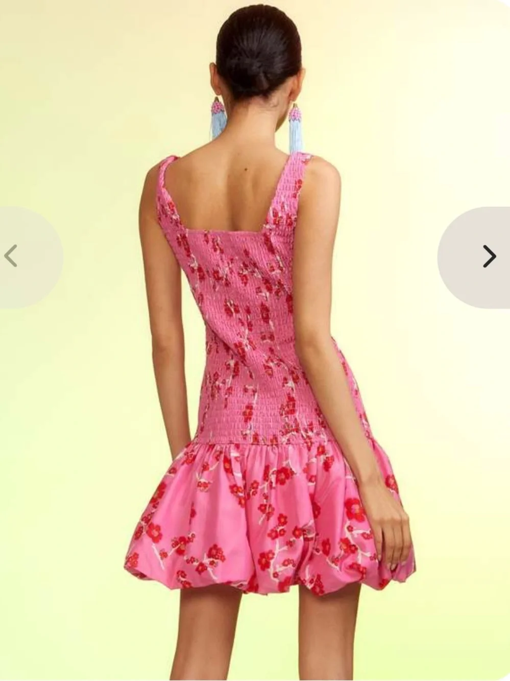 $525 Cynthia Rowley Delilah Taffeta Bubble Mini Dress - Picture 4 of 13